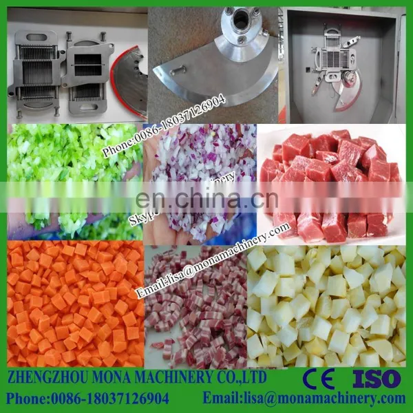 Meat Cuber Meat Dicer/Frozen Pork Cube Cutting Machine/Frozen Fish, Chicken, Beef Cube Dicng and Cutting Machine photo-2