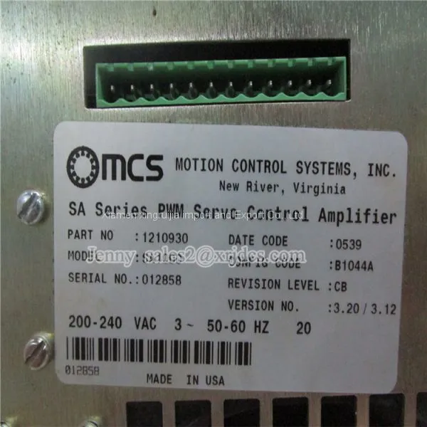 New In Stock MCS SA1000 PLC DCS MODULE photo-3