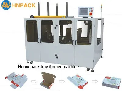 Машина для сборки лотков из гофрокартона Hennopack