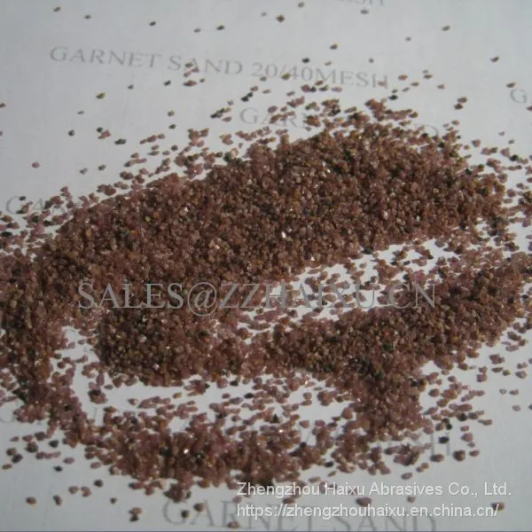 Abrasive Low Dust Almandine Garnet Abrasive for Sandblasting photo-2