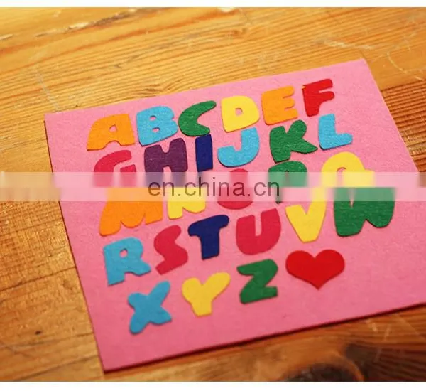 Wholesale Die Cut Cheapest Price Felt Numbers Alphabet Letters for Children From China Supplier photo-4