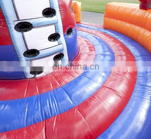 Firefighter Themed Inflatable Climbing Walls Rock Climb Tower Game For Events photo-5