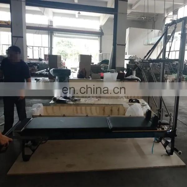Hot Selling Pilates Reformer Machine in Aluminium With Tower Home Folding Reformer Pilates Equipment With Half Trapeze SNP03 photo-4