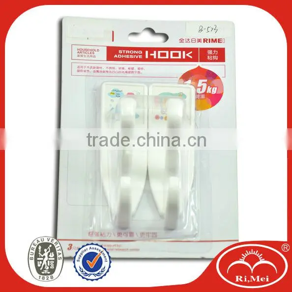 Plastic Adhesive Wall Mounted Coat Rack Coat Hook