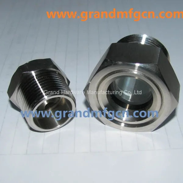 Gearboxes SS304 Oil Level Sight Glass Oil Gauge Oil Tank Viewport Sight Glass 1200PSI photo-5