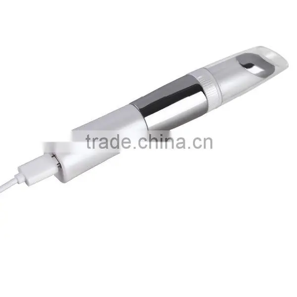 Rechargeable Mini Ionic Heating Vibrating Facial Massager photo-2