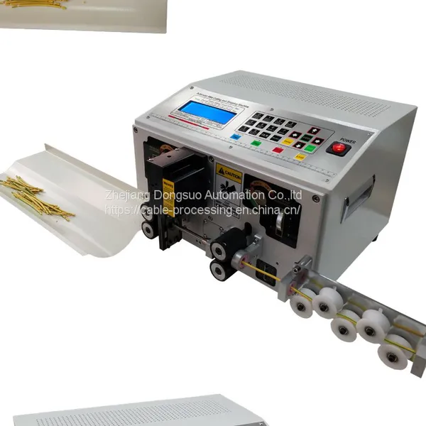 Automatic Flat Sheathed Wire Strip and Twist Machine photo-2