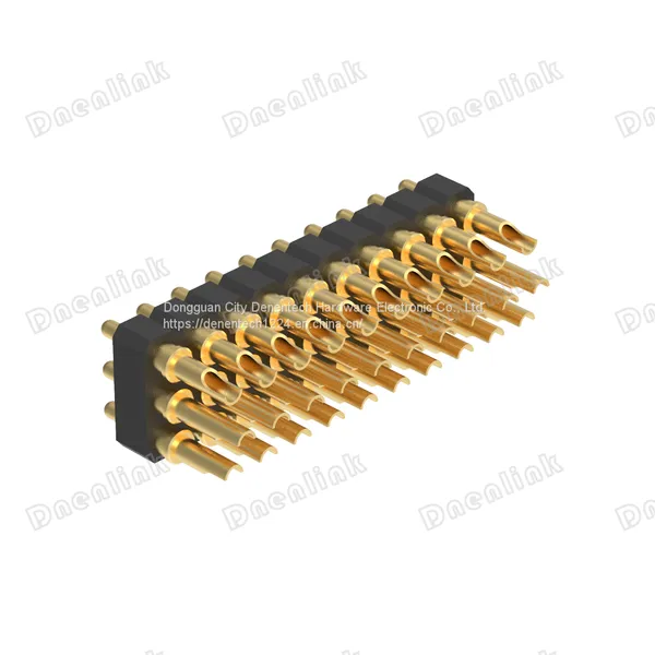 Dnenlink 2.54mm Pitch Triple Row H2.5mm Male HeaderSolder PogoPin Header photo-4