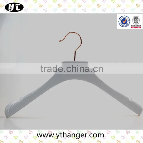 White Wooden Hanger and Pants Hanger for Luxury Garment photo-5