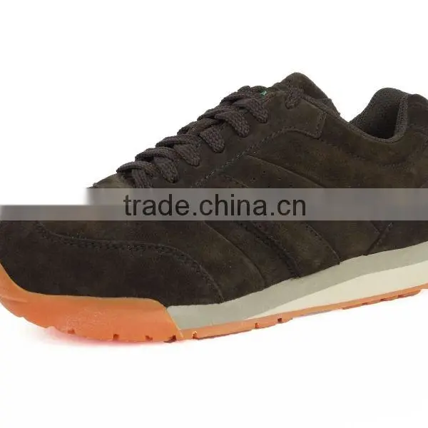 Suede Leather Anti Shock Casual Style Women Safety Shoe photo-2