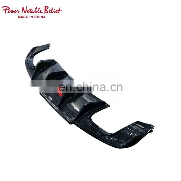 KB Style Carbon Fiber Diffuser For Audi S3 Sedan High Quality Rear Bumper Diffuser Really Carbon Fiber Diffuser 2017-2019 photo-2