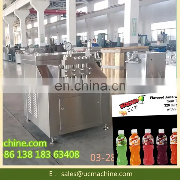 1500lph 40Mpa Juice Homogenizer Beverage Orange Juice High Pressure Homogenization Machine photo-5