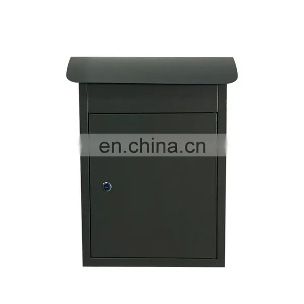 Safe and Secure Modern Parcel Box Factory Direct Drop - Wall Mounted Locking Vertical Mailbox photo-3