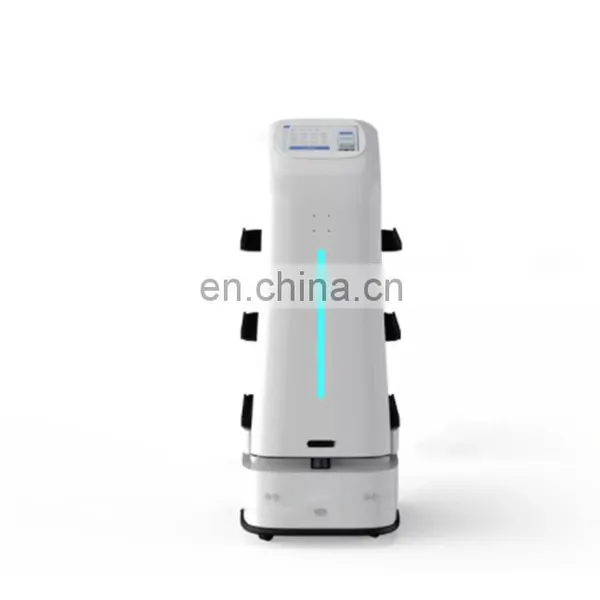 Food Delivery Robot AES1 Talking Food Delivery Robot and Smart Robotic for Hotel Car Shop Restaurant