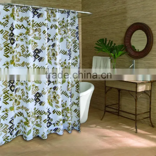 1PC COTTON PRINTED SHOWER CURTAIN 180*180CM photo-3