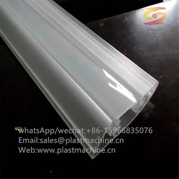 PC PMMA LED LAMP SHADE PROFILE PRODUCTION LINE photo-3