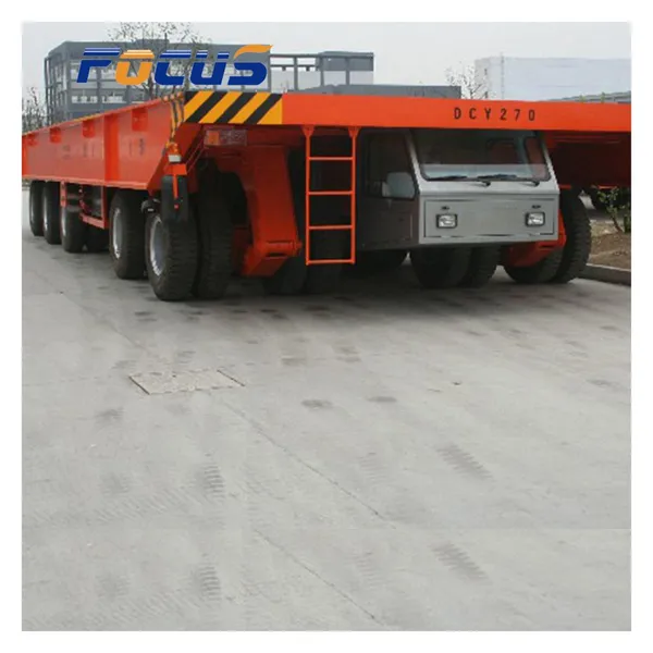 Multi Axle Hydraulic Heavy Duty Low Bed Tuck Trailer Pengangkut Alat Berat Transport Heavy Equipment Modular Trailer for Sale photo-3