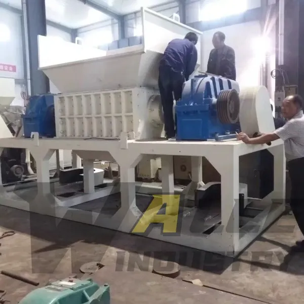 Aluminum Tube Shredder Aluminum Sheet Scrap Shredder Recycling Machine