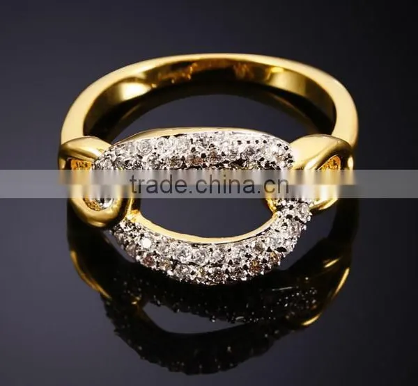 Top Quality Dongguan Factory White Gold Plated CZ Simple Fashion Jewelry Nice Ring photo-3
