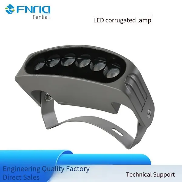 6w Led Outdoor Waterproof Corrugated Lights, 2*6w High and Low Voltage Ancient Town Tile Lights, Led Corrugated Spotlights photo-5