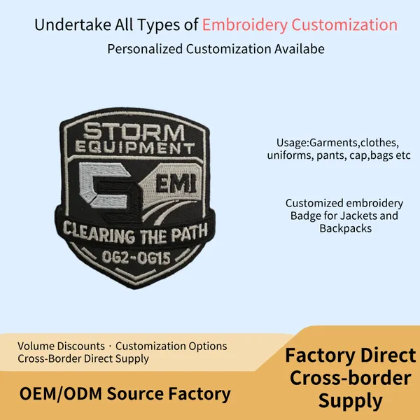 USA Navy Badge Embroidery Patches for Uniform Navy Theme Badge Security Badges