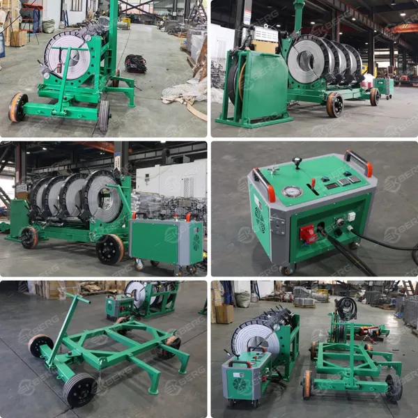 400mm Hydraulic Semi Automatic PE Pipe Butt Fusion Welding Machine photo-2