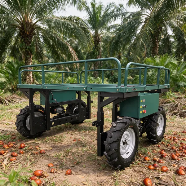 Commercial Electric Remote Control Transport Cart High Clearance Field Loading Platform photo-3