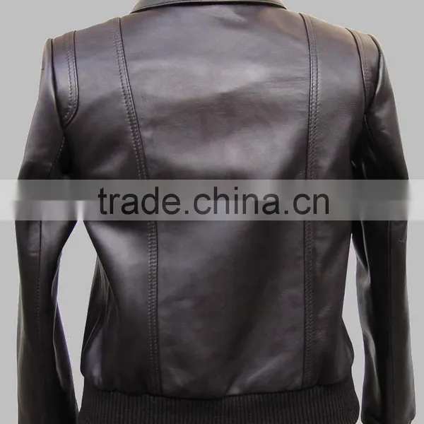 Genuine Leather Jacket Women photo-3