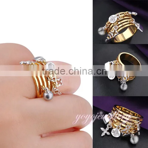 Locket Charms Yellow Gold Pearl Designs New Design Gold Finger Ring