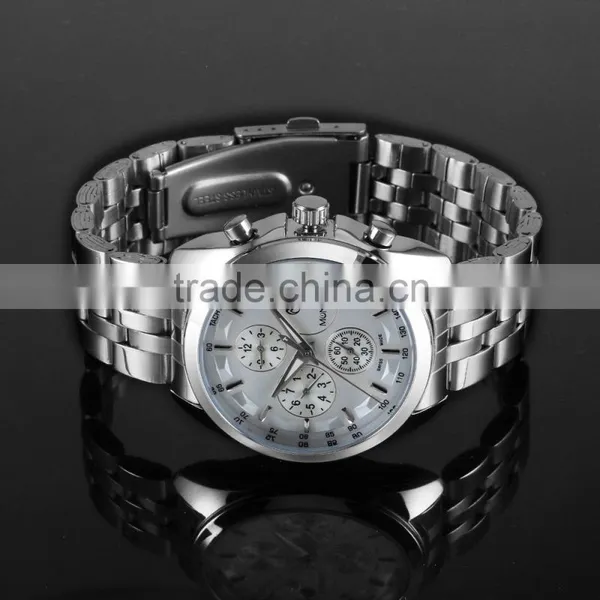 All Stainless Steel Two Tone Top Luxury Automatic Man Watches New Design Branded Wristwatches WM439 photo-3