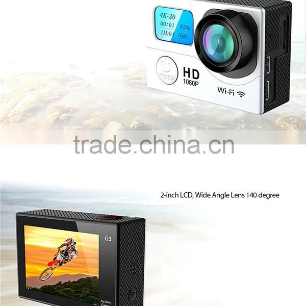 G3 Waterprooffull HD 1080P 60FPS 1080P Hd Mini Sport Action Mini Wifi Sport Action Camera photo-4