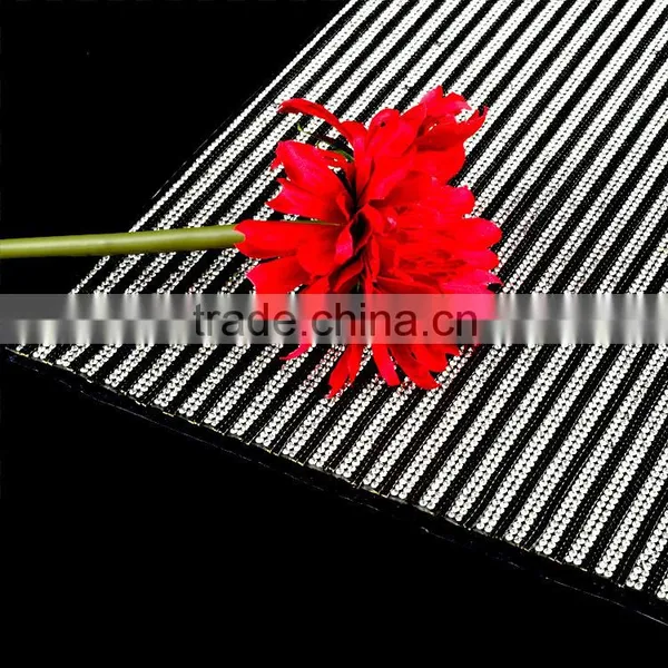 Bling Bling 24X40cm Hot Fix Rhinestone Mesh Trimming, Hot-fix Strass Stone Mesh Trimms in Bulk photo-3