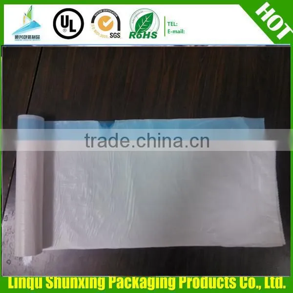 20 Mic LDPE and HDPE on Roll Plastic Trash Bag / 18mic MDPE Drawstring Bag photo-4