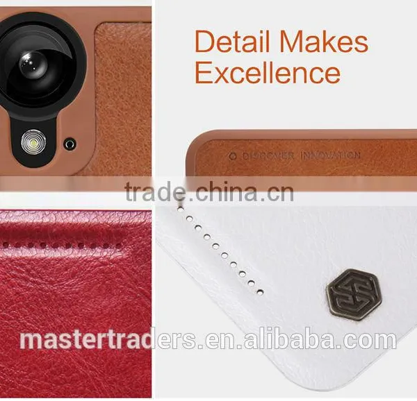 Original NILLKIN Qin Series Wallet Flip PU Leather Case For HTC One E9 Plus MT-3513 photo-6