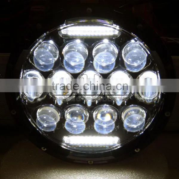 BJ-HL-016 Top Sale 75w 7 Inch Round HID LED Jeep Wrangler Headlight photo-5