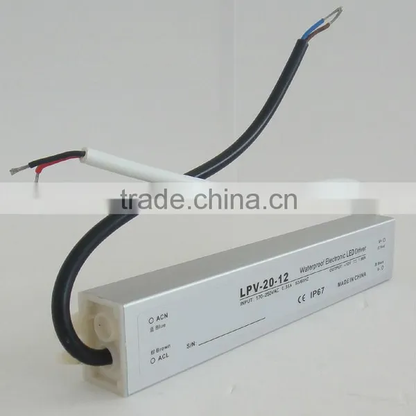 Factory Direct Sale Good Price High Quality Waterproof Led Power Supply ac dc 20w 12v LPV-20-12 photo-2