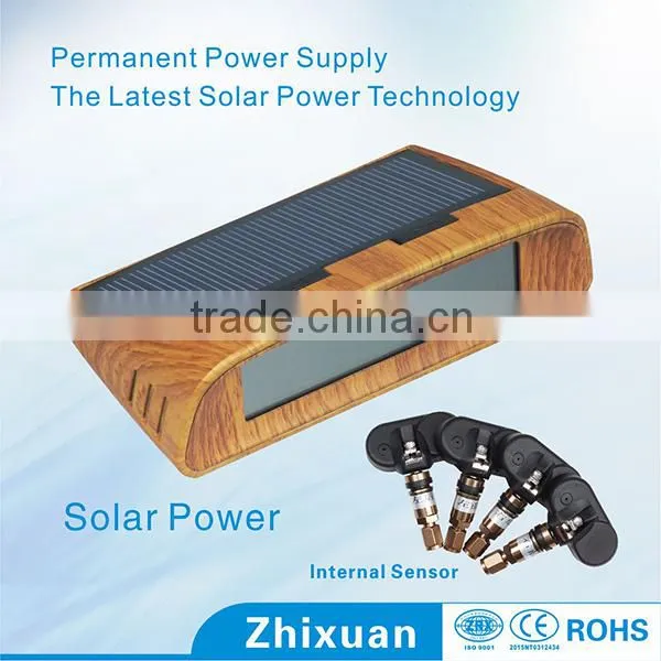 Solar Wireless Tire Pressure Monitoring and Alarm System Car Tyre Pressure Monitor photo-4