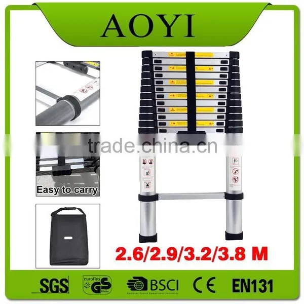 EN131 Extension Aluminium Telescopic Ladder