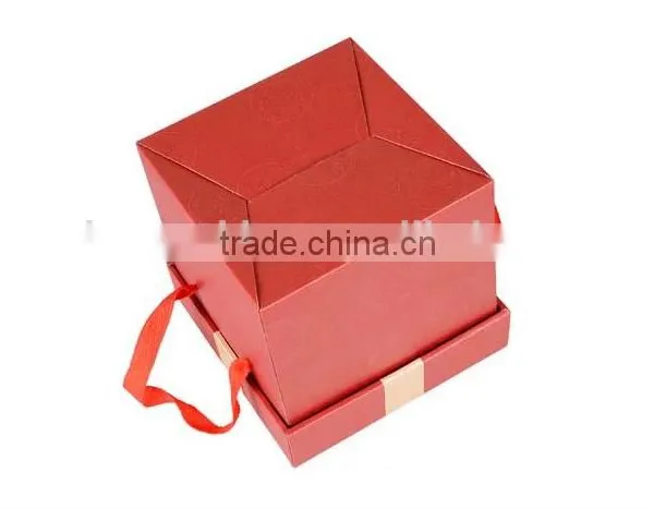 Gloss Lamination Black Gift Box for Candles photo-2