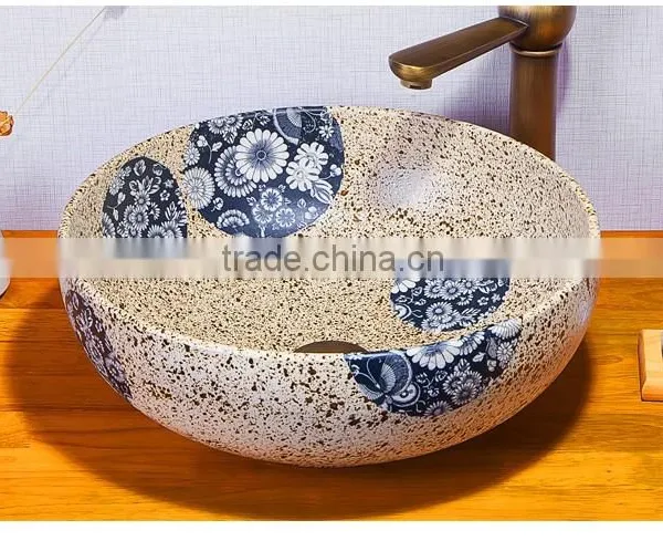 2016 Latest Product Ceramic Bathroom Art Basin Sinks BHM -4016 for Home Decor photo-2