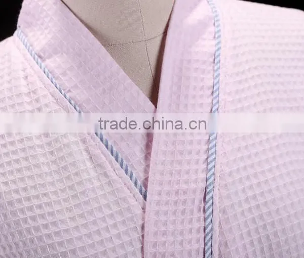 2016 Spring Summer Brand Lovers Pajamas Robe Women Cotton Robes Couples Long-Sleeve Turn-down Collar Bathrobe for Men & Women photo-2