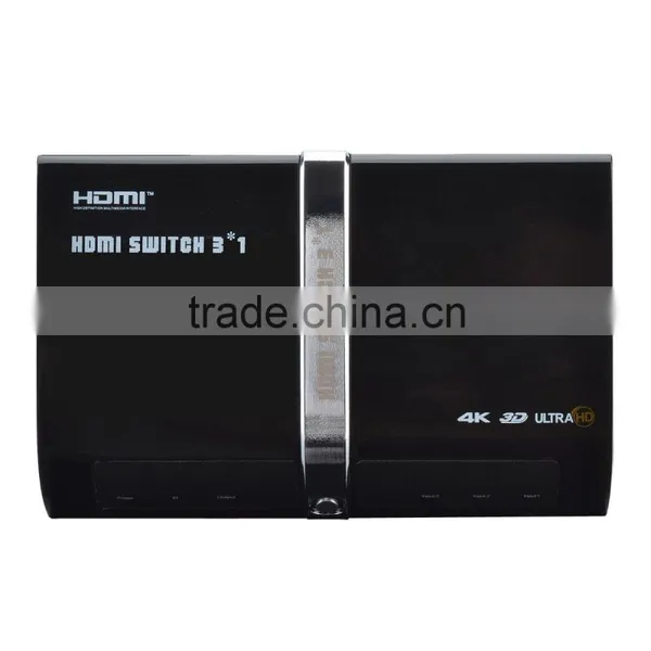 New Produce 3x1 Hdmi Switch Hdmi V1.4 With Ultra hd 2160p and 3d / Remote Control -black photo-2