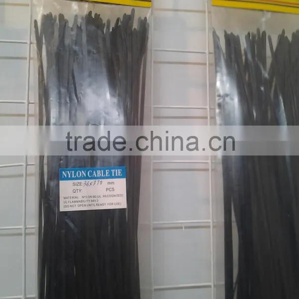 WHOLESALES 5*500 PA66 Nylon Cable Ties (UL Certificate) Black photo-5
