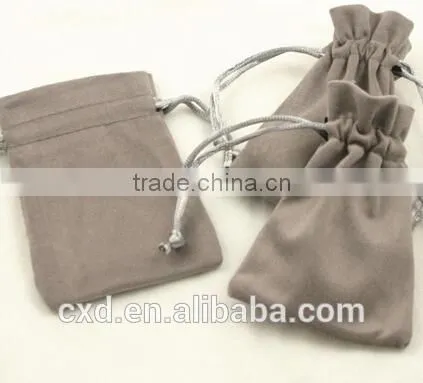 Cheap Gift Packing Pouch Bags Velvet Packing Bag photo-5