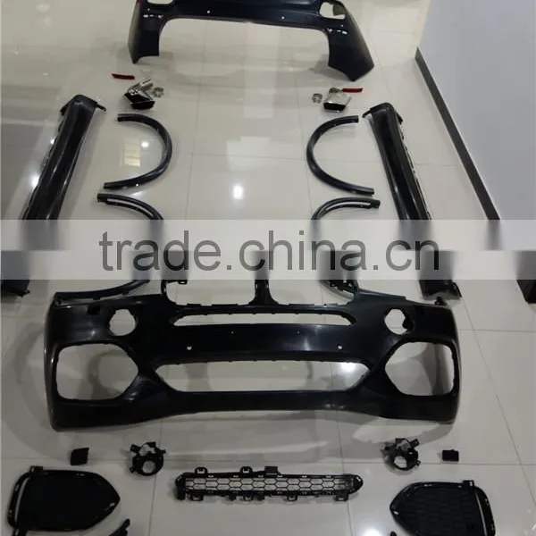 X5 F15 2014~ON M-SPORT Body Kit Bumper Side Skirt Wheel Trims Tail Pipe /PP/8set