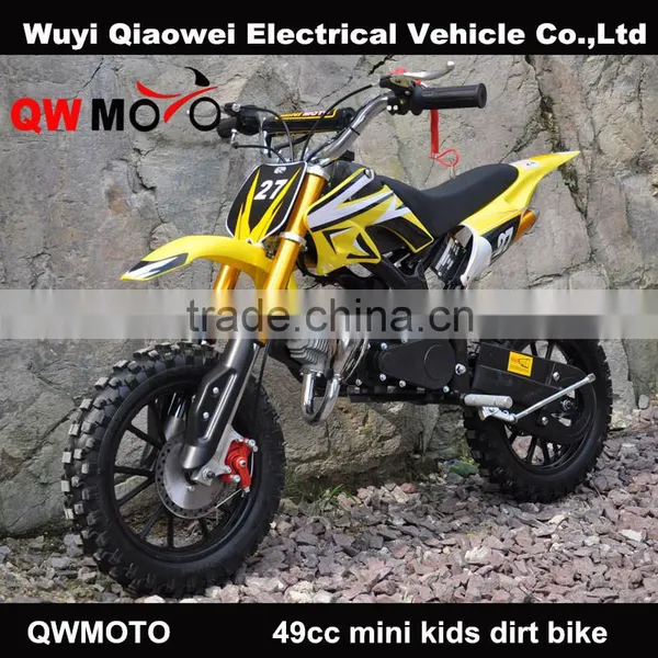Cheap 50cc Motorcycles Mini Kids Bike 49cc Dirt Bike Pit Bike Motorcycle With Easy Pull Start