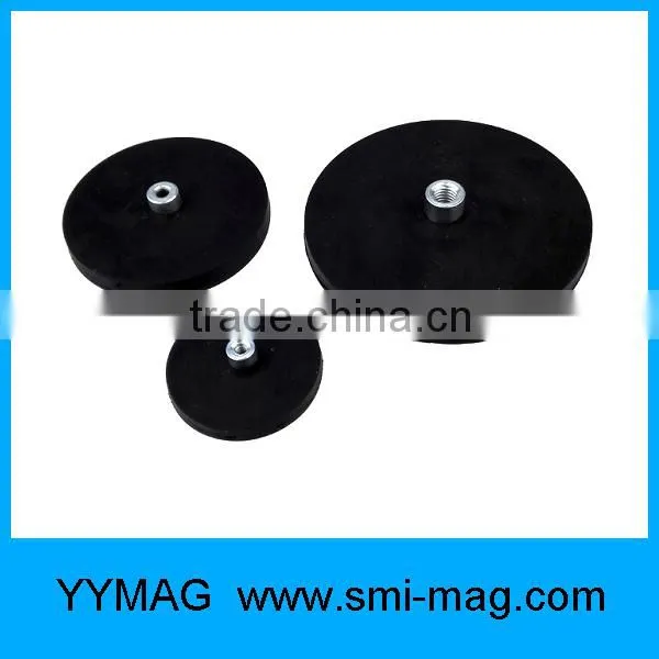 Multi-poles Rubber Covered Neodymium POT Magnet For Taxi Signs photo-6