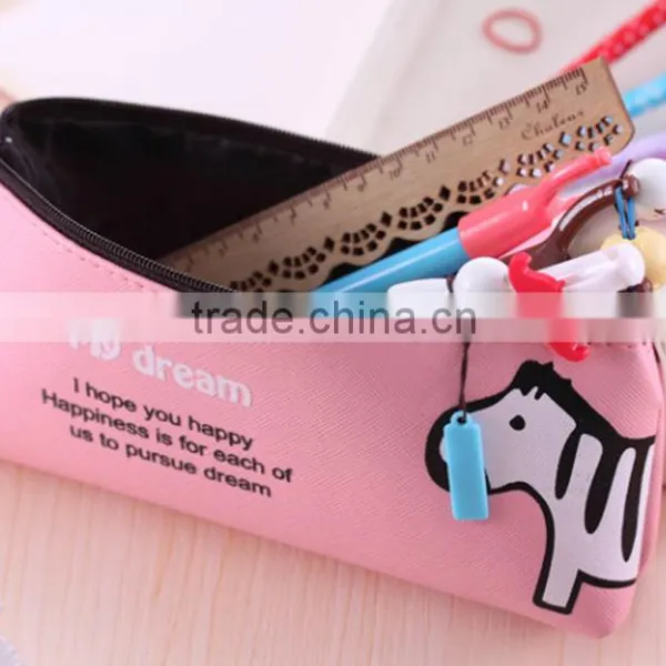 Latest Animal pu Leather Pencil Case , Pencil Bag Made in China photo-2