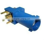 FAKRA SMB Plug, Right Angle R/A Pcb Mount