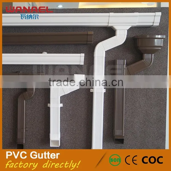 Long Service Life Leaf Dust Proof PVC Rain Gutter Guard photo-3